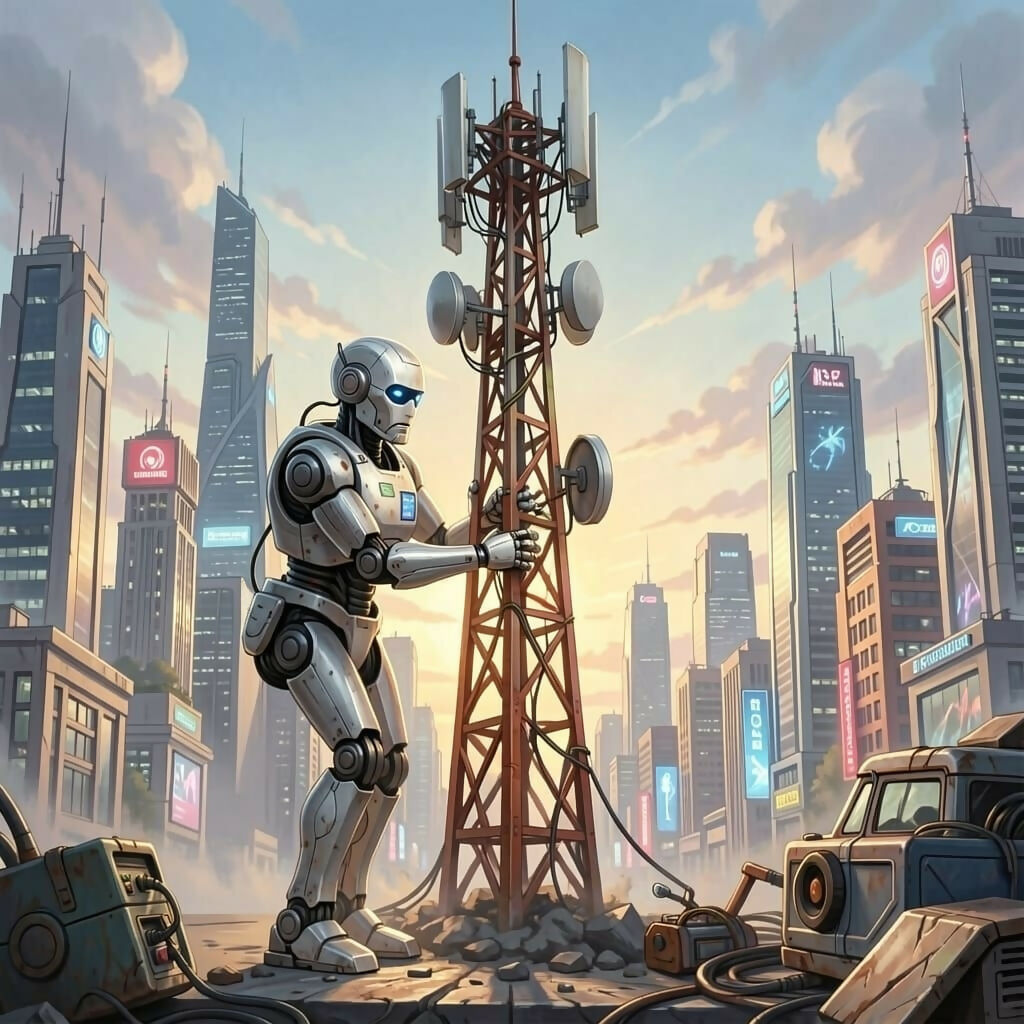 Robot at the Communication Array