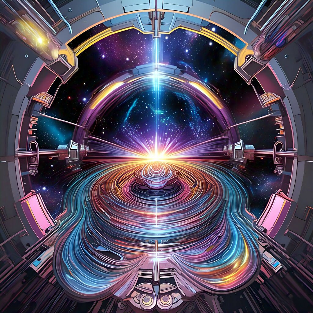 Cosmic Gateway: Futuristic Surreal AI Art for Dreamers & Explorers