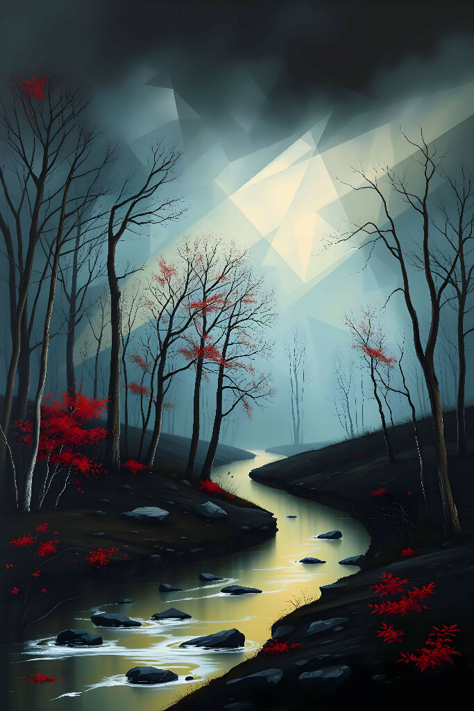 Serene Solitude Painting