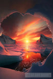 A Beautiful Sunset In The North Pole 8 Landscape Ai Art