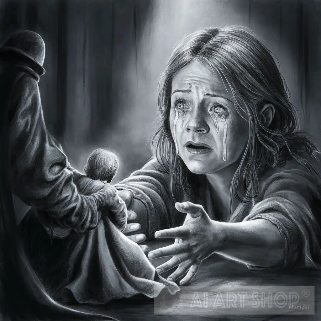 A Mother Crying for Her Baby - Main Image