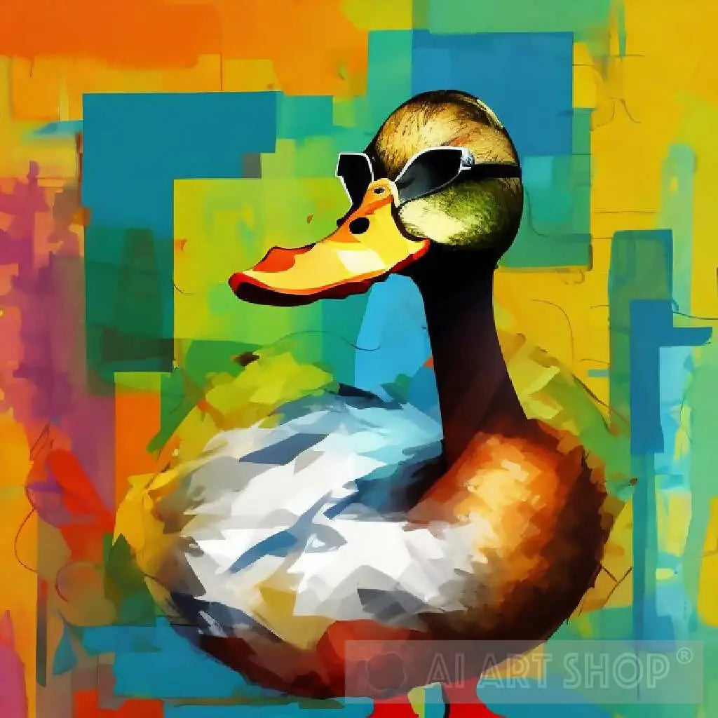 Abstract Cool Duck
