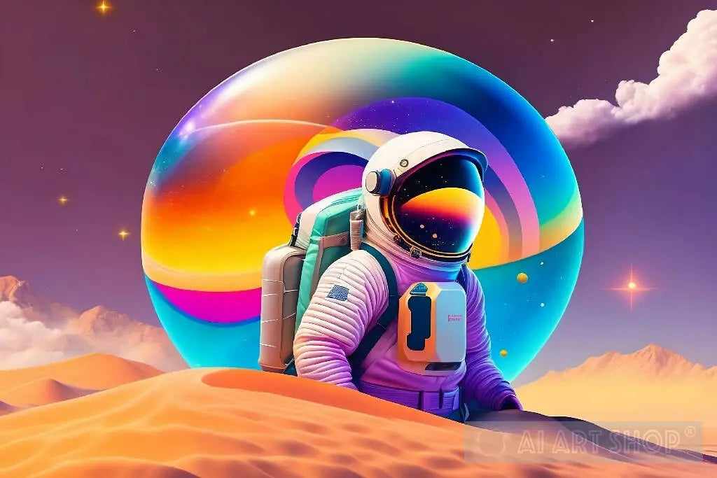 astronaut pop art