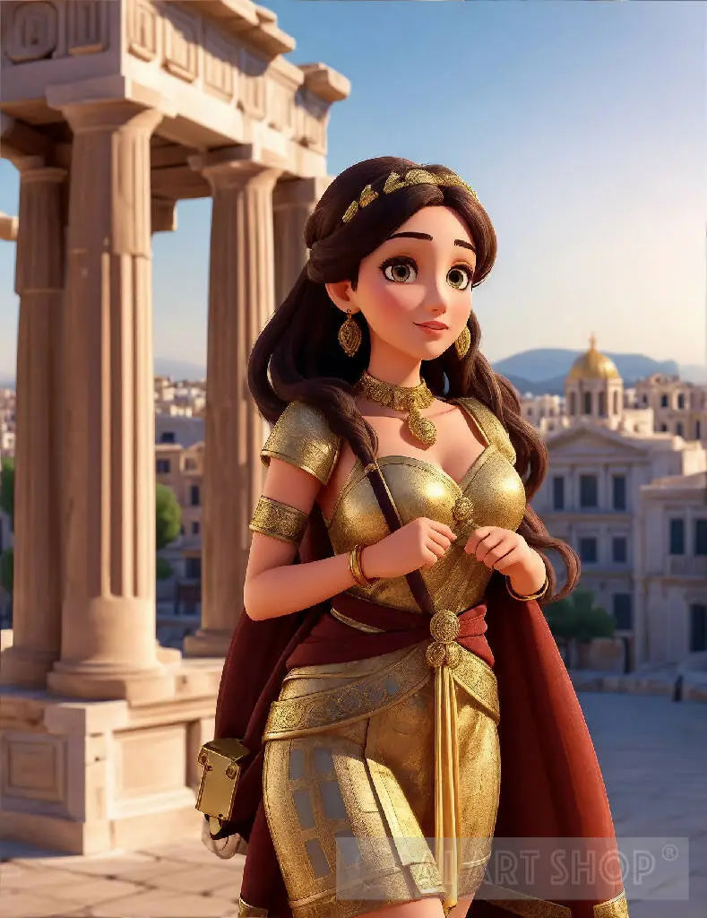 athenian, woman, warrior, disney