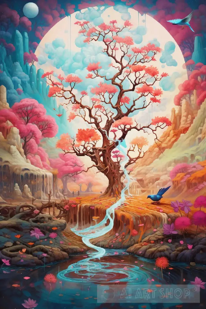 Blooms Under The Moon