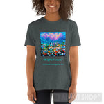 Bright Future Ai Art Short-Sleeve Unisex T-Shirt Dark Heather / S