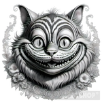 Cheshire Cat Pop Ai Art