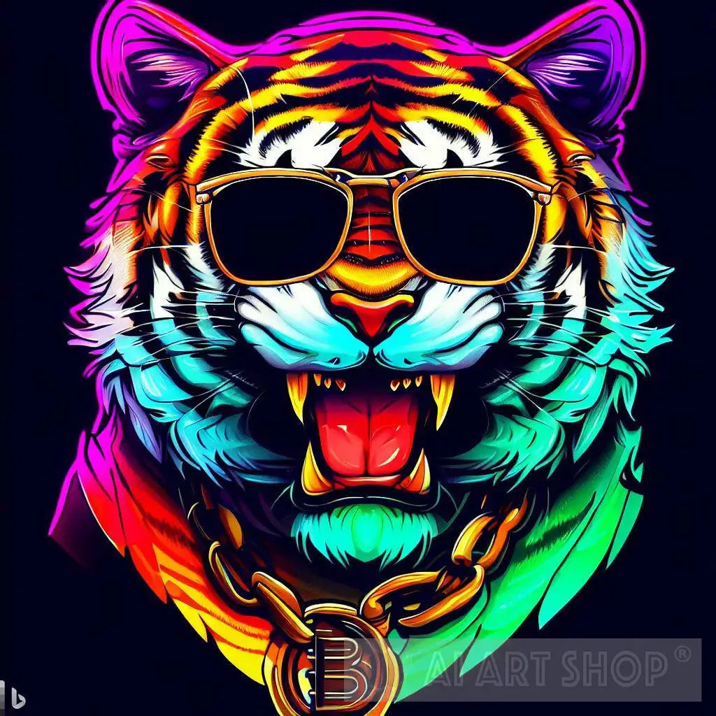 Crypto Tiger AI art