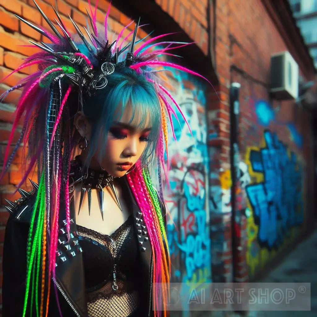 Cyber goth Hair - Main Image