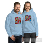 Dont Lose Yourself Ai Art Unisex Hoodie Light Blue / S