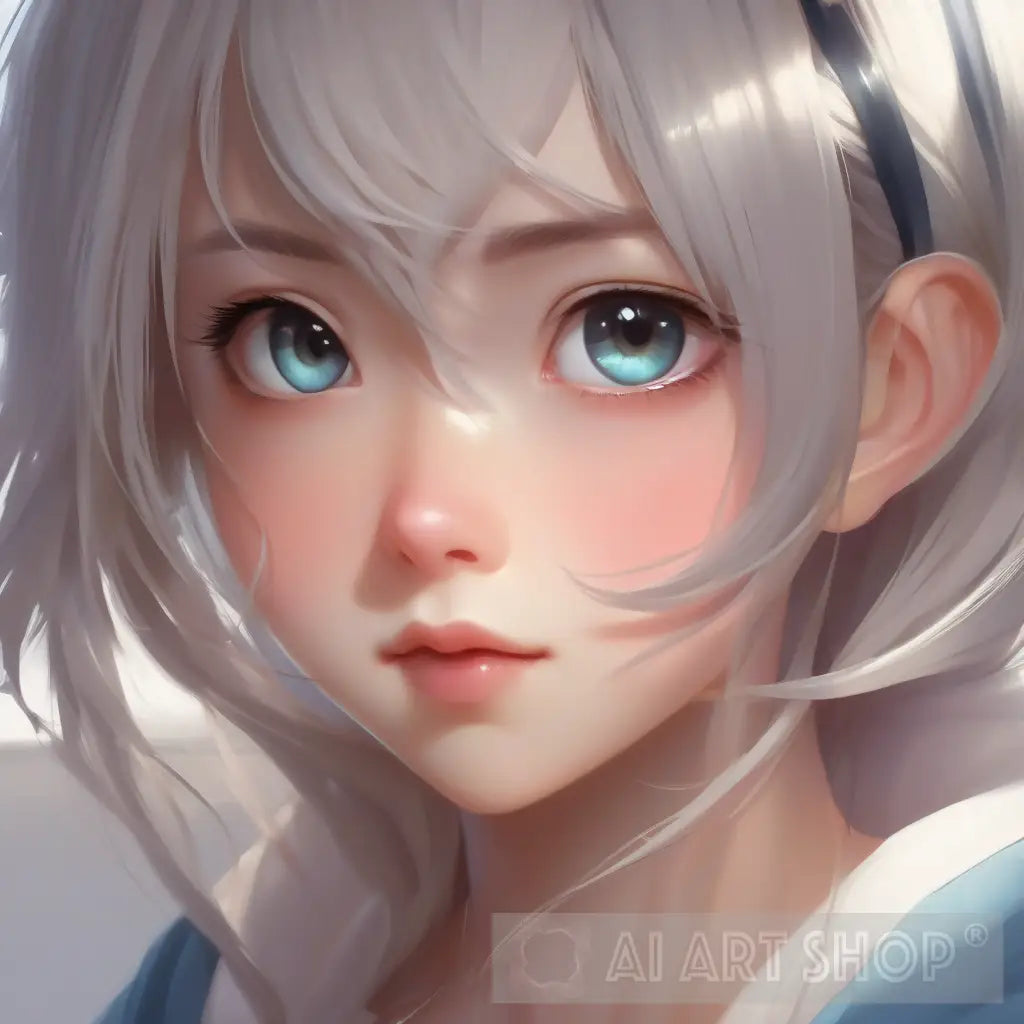 Dreamy eye soft skin anime