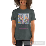 Fools Paradise Ai Art Short-Sleeve Unisex T-Shirt Dark Heather / S