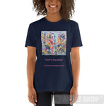 Fools Paradise Ai Art Short-Sleeve Unisex T-Shirt Navy / S