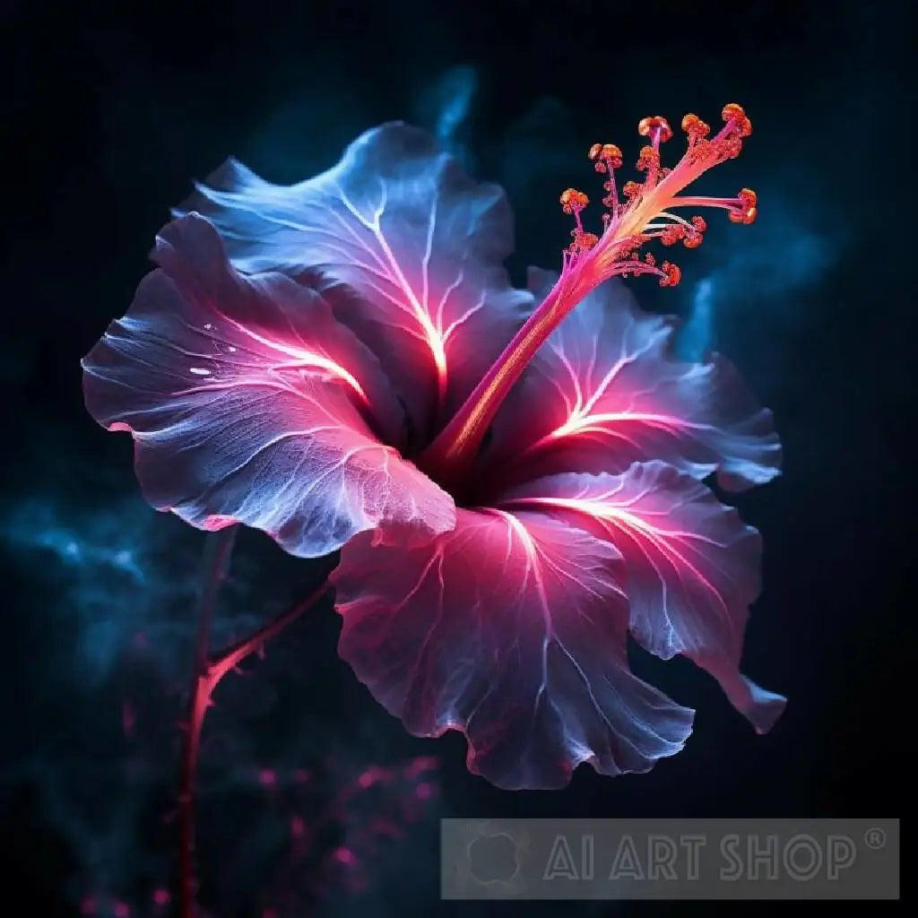 Glowing flower