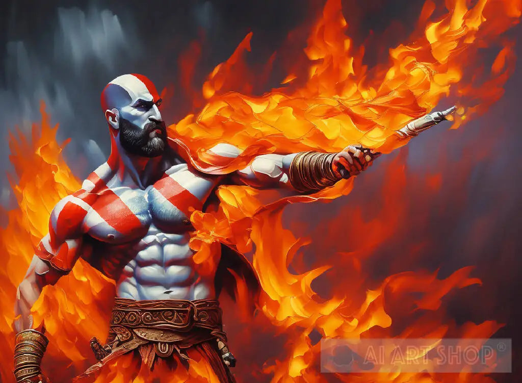 god, war , god of war , art