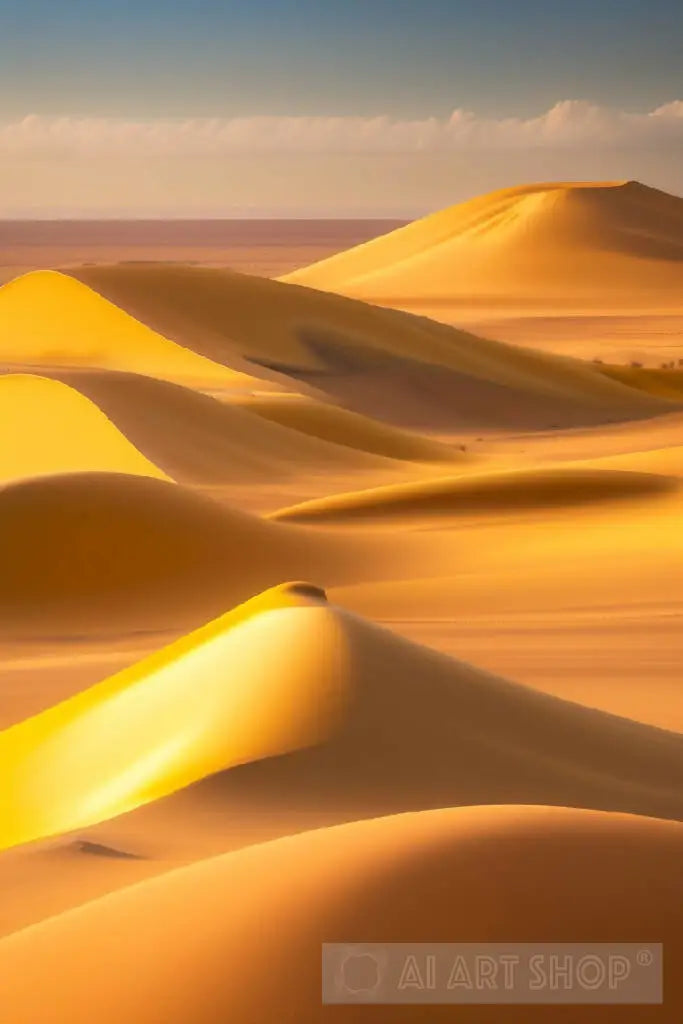 Golden sand dunes