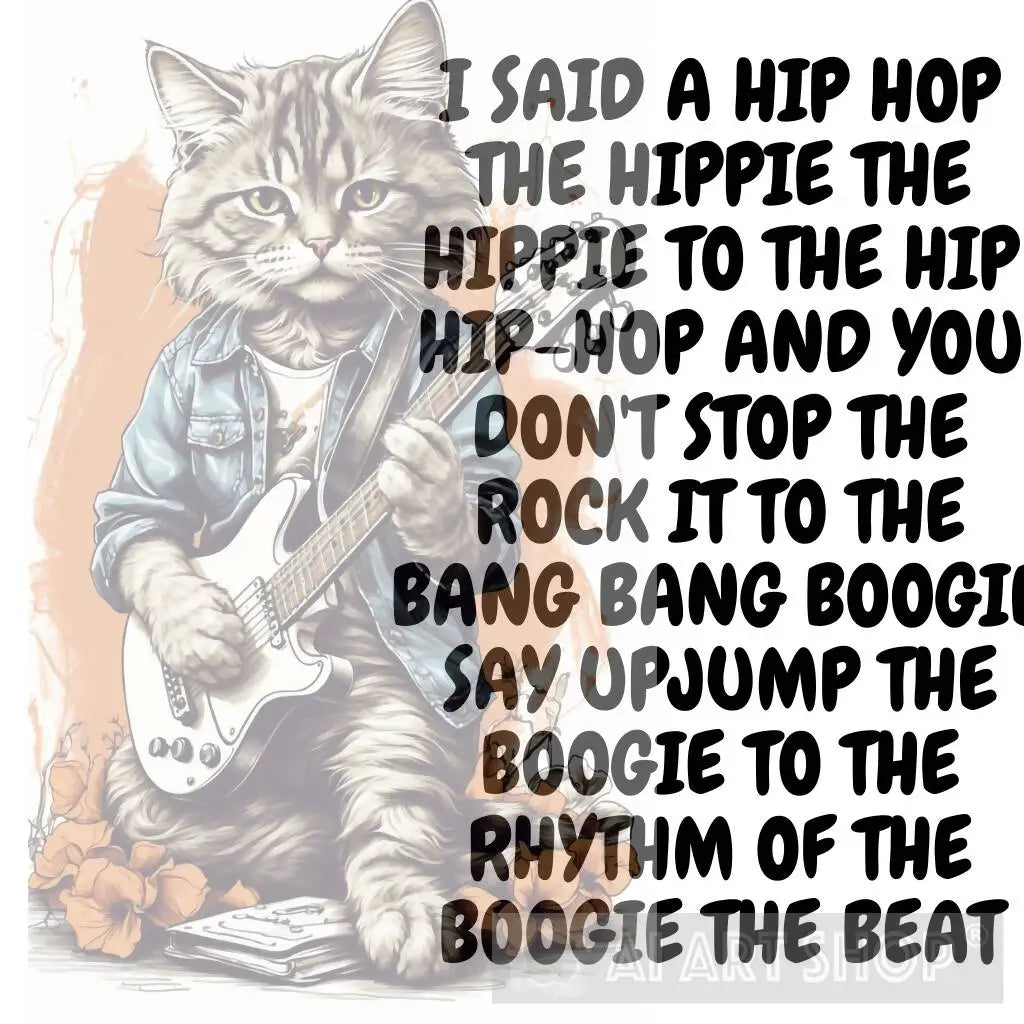 Hip-hop, lyrics, painting, art, cat, song