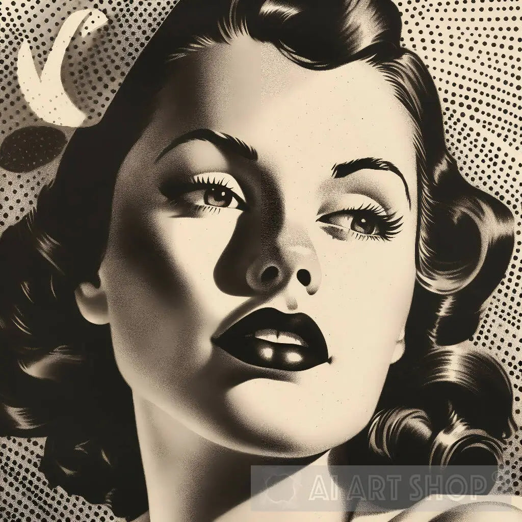 Halftone Portrait Art Aiart Halftone Portrait Art Aiart