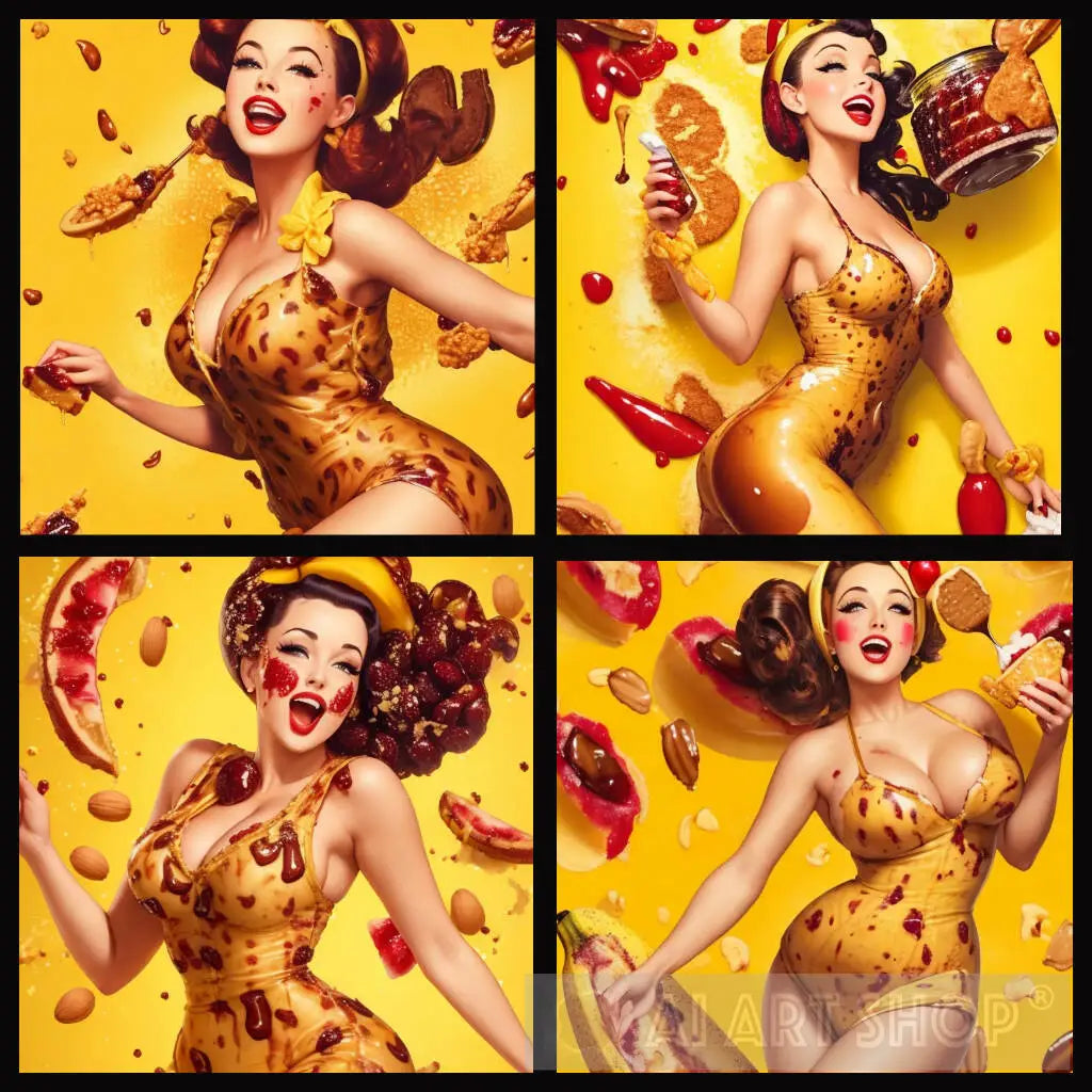 It S Peanut Butter Jelly Time Pinups