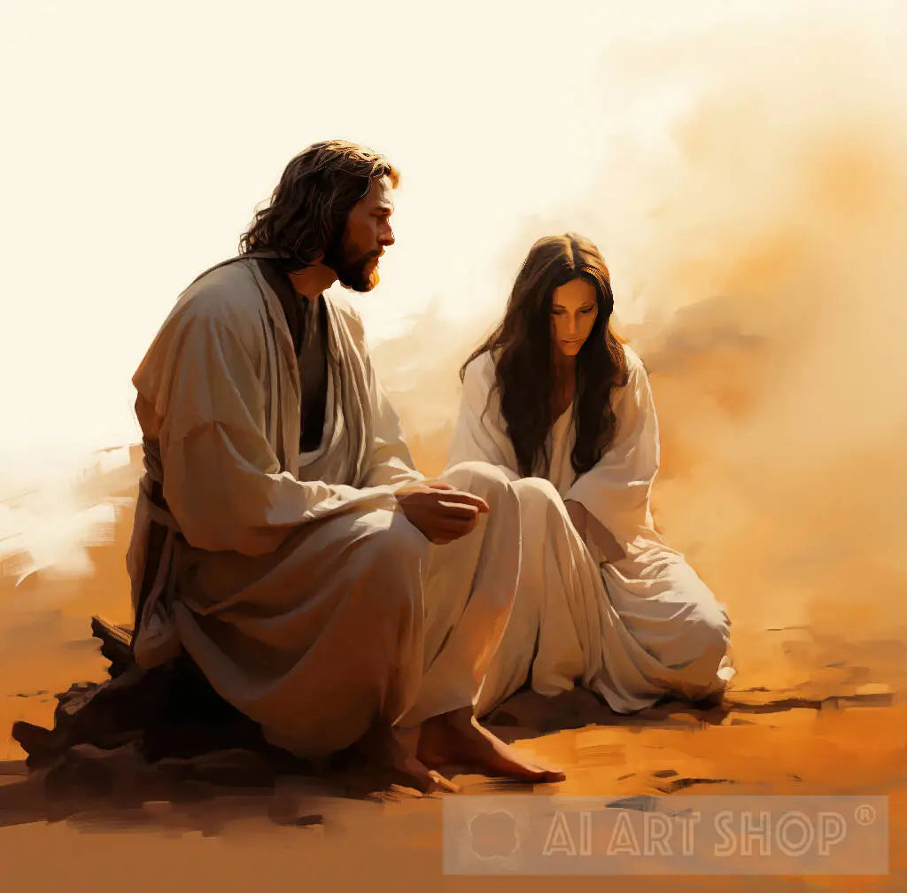 Jesus With Samaritan Woman