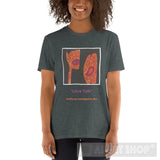 Love Talk Ai Art Short-Sleeve Unisex T-Shirt Dark Heather / S