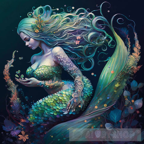 Mermaid Ai Painting