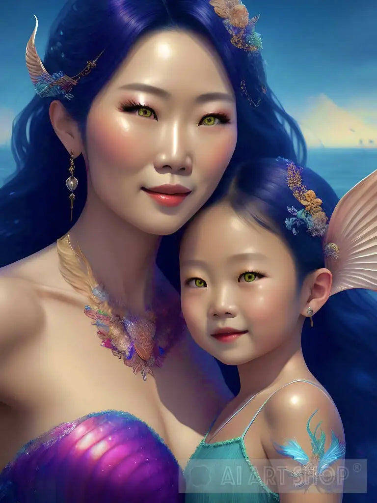 Mermaid Mother & Daughter