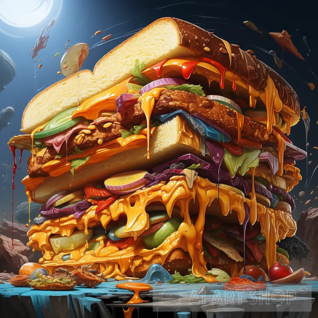 Messy Wacky Sandwich