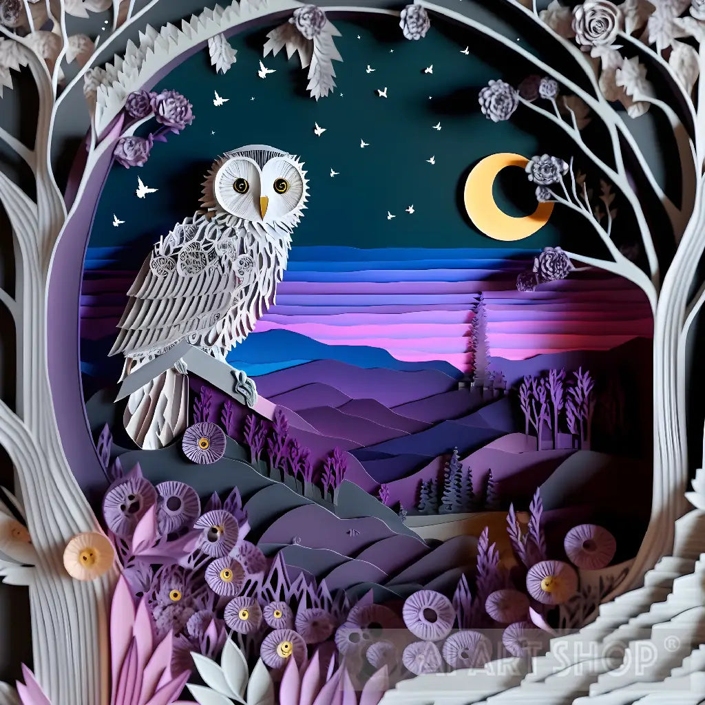 Decorative Resin hotsell Owl Painting with Wood,Flowers and Acrylic-Magical-3d effect. aA Touch of Nature