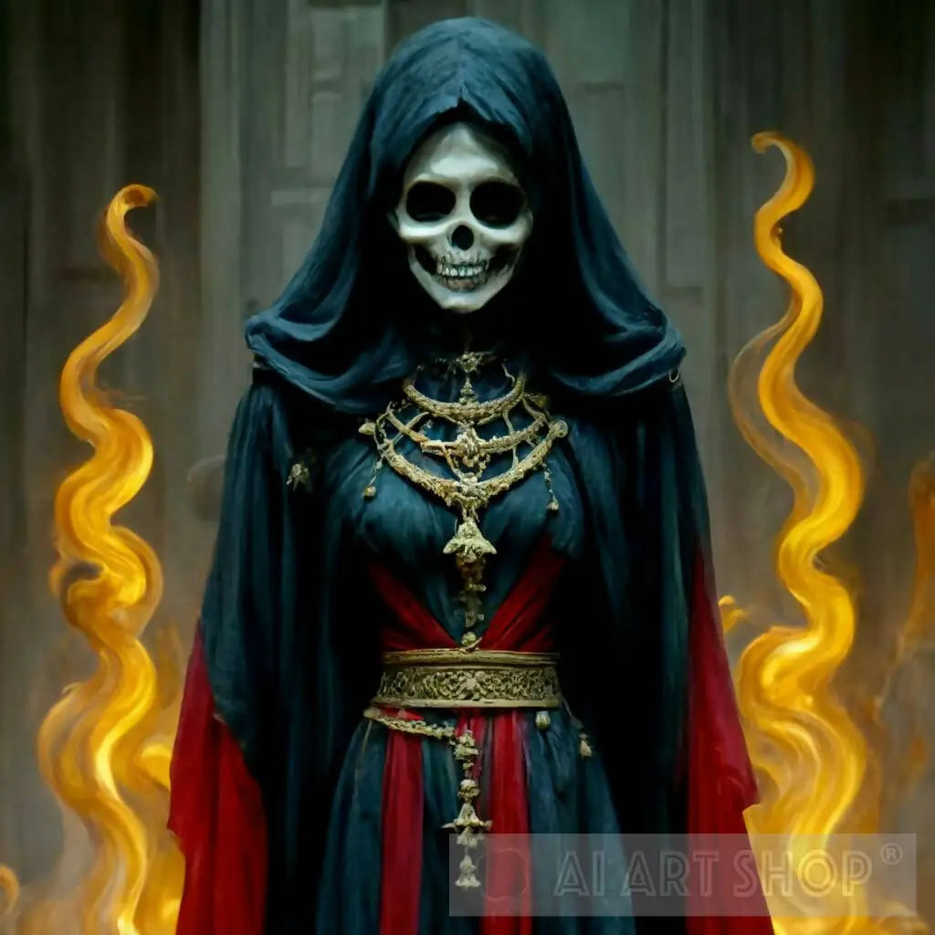 skeletal Lich with long, high quality