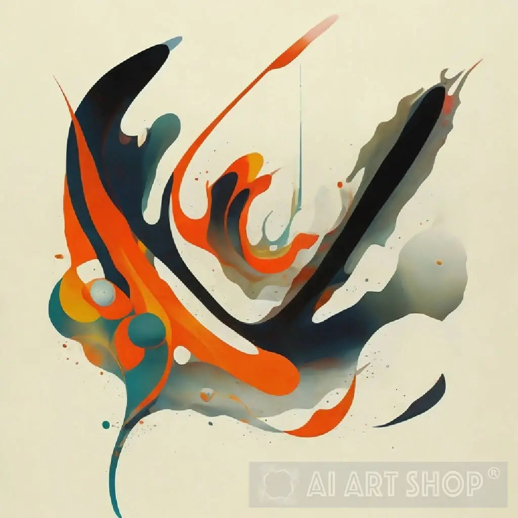 Surreal soul Abstract sentences drawing