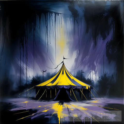 The Abandoned Circus Ai Painting