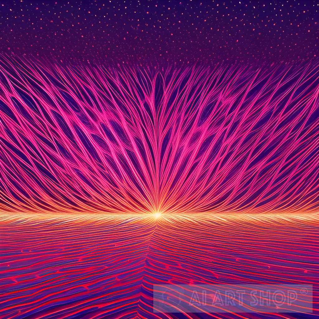 Dawn Universe Time Light Star Space Art Explosion Blue Fra 