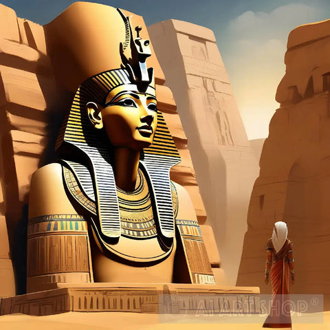 The Queen Nefertari Ai Artwork