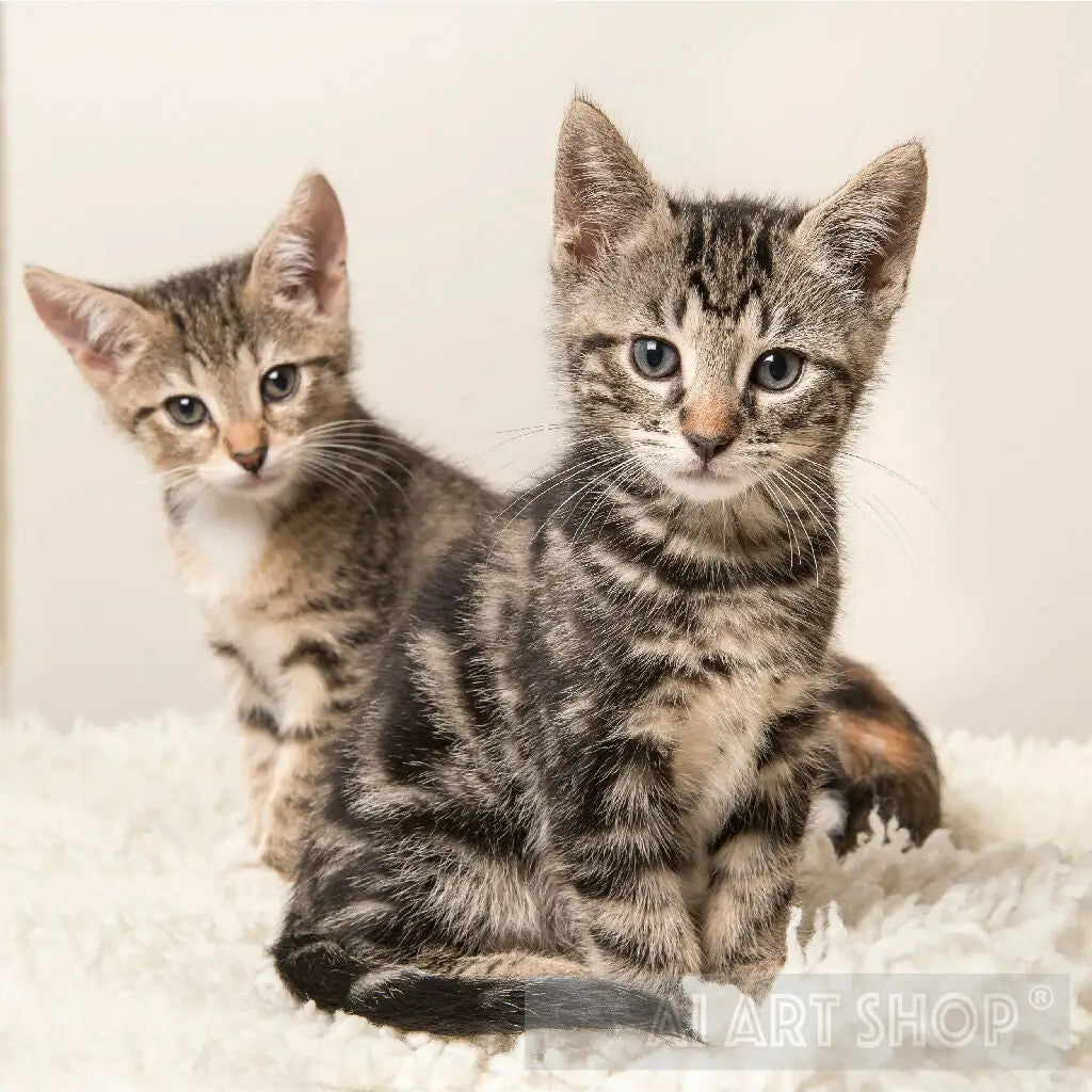 Baby orders tabby cat