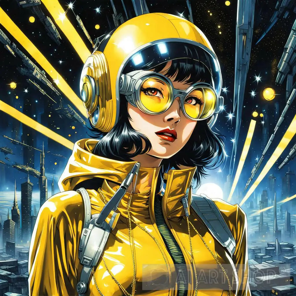Pretty japan futuristic female