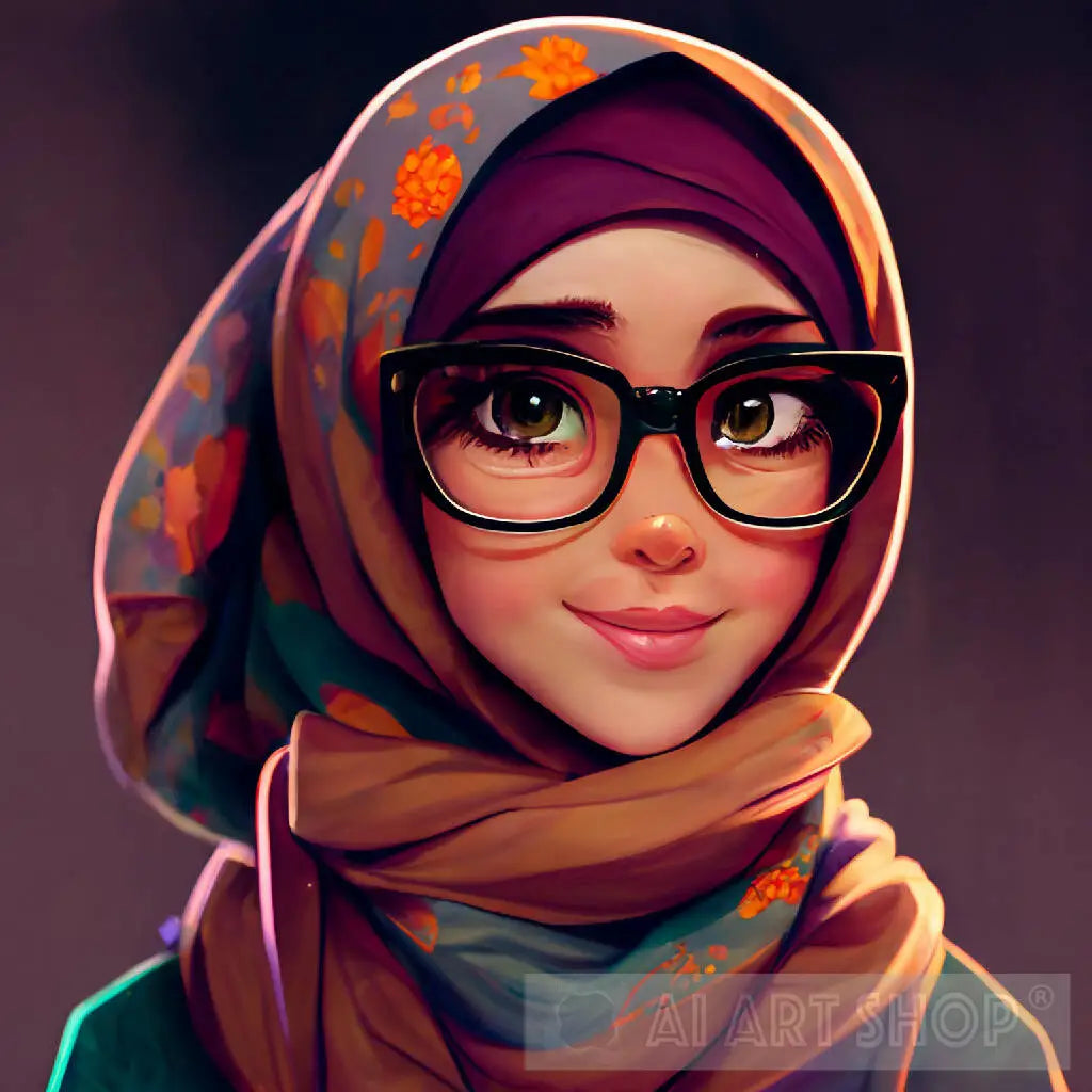 How to wear glasses with hijab shop