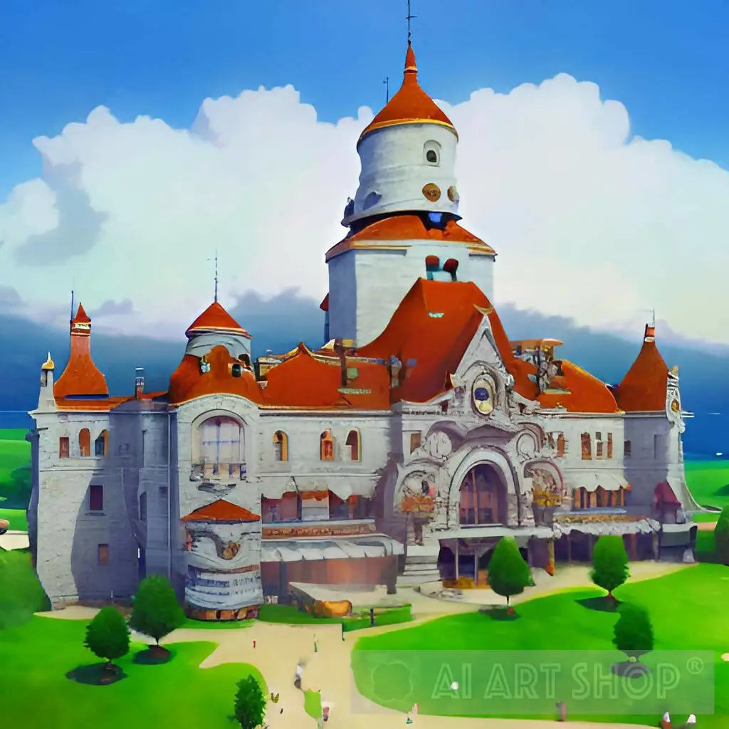 AI Art: Castle by @any