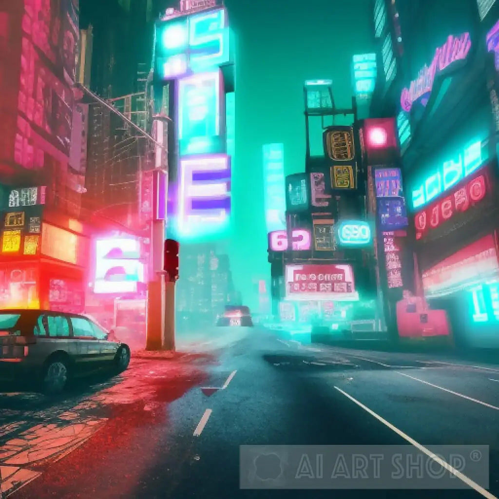 Cyberpunk City A Futuristic Metropolis in the Age of Technology
