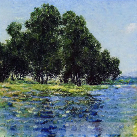 Meadow Drowning in Blue-Painting-AI Art Shop