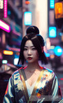 Modern Geisha Contemporary Ai Art