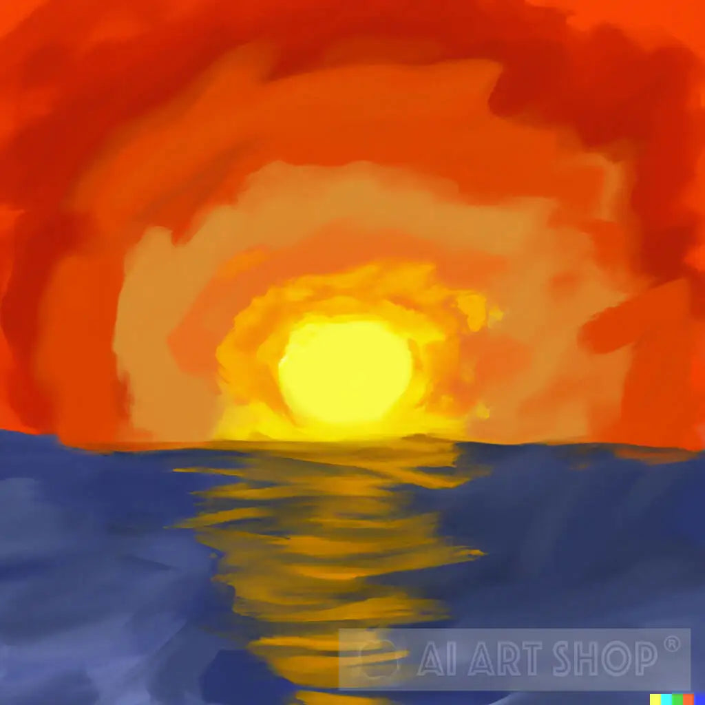 easy acrylic sunset paintings