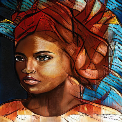 African Contemporary Paintings AI Art Collection - AI Art Shop