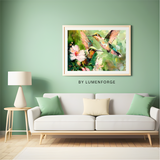 Art by LumenForge – Emerald Hummingbirds Symphony