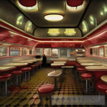 1950S Diner Ai Artwork