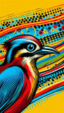 Vibrant Bird Pop