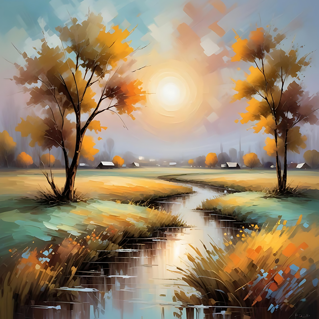 Abstract Landscape Beauty Stunning Oil Painting Art abstract-landscape-beauty-stunning-oil-painting-art