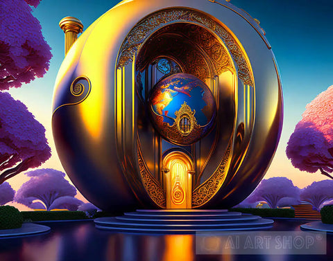 2. Fantasy Dwarf House - Ai-Generated Art Ai Artwork