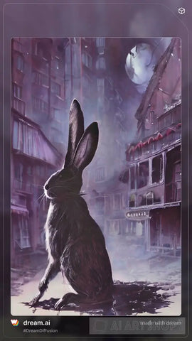 2023 Year Of The Rabbit 19 Ai Artwork