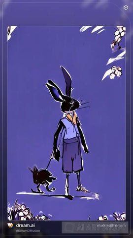 2023 Year Of The Rabbit 3 Ai Artwork